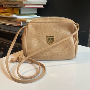 Mark cross tan leather crossbody